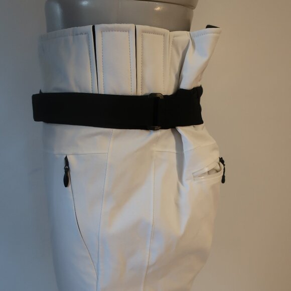 Womens Bogner Fire + Ice White Black Ankle Zip Borja Ski Pants 10 - Picture 13 of 15